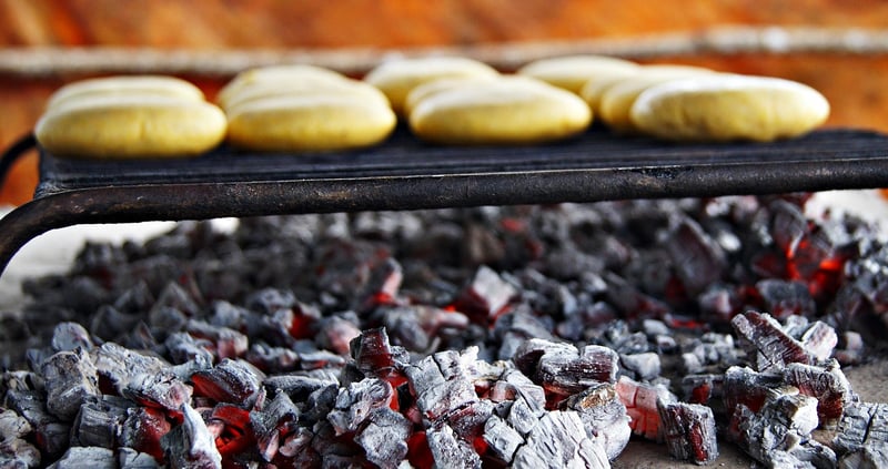 Arepa in Colombia